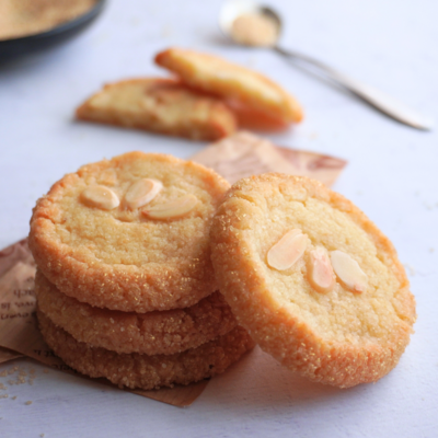 Marzipan Butter Cookies (egg-free)