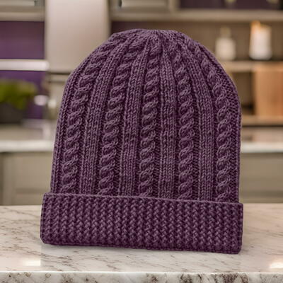 Sunayana Winter Twisted Cable Beanie