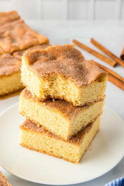 Snickerdoodle Cookie Bars