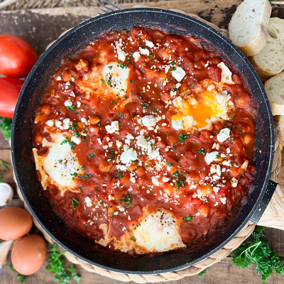 Shakshuka With Chickpeas & Feta | Possibly The Best Shakshuka Ever