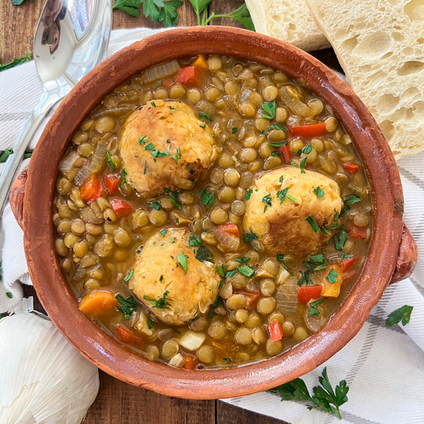 Lentil Stew With Veggie “meatballs” | Heart-healthy & Delicious Recipe