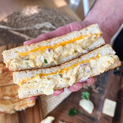 The Ultimate Chickpea Melt Sandwich