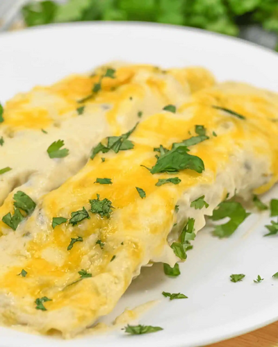 Sour Cream Chicken Enchiladas