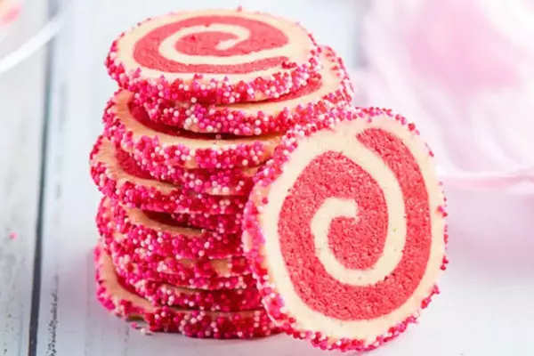 Valentine's Day Swirl Cookies