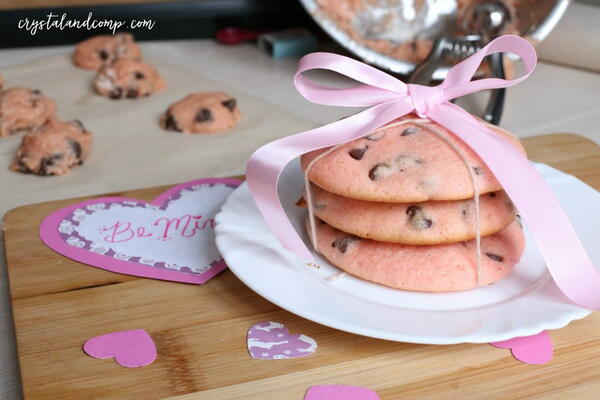 Cake Mix Valentine Cookies