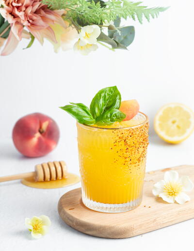 Peach Basil Tingle