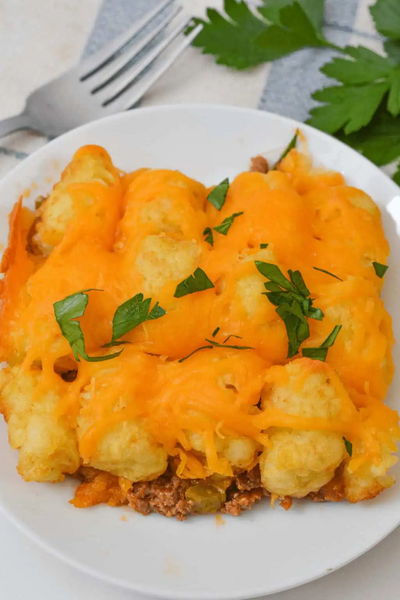 Sloppy Joe Tater Tot Casserole