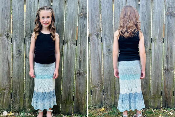 Maxine Chevron Skirt Child Sizes