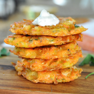 Crispy Carrot Fritters | Packed With Goodness & Easy To Make