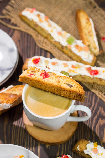 Fruitcake Biscotti