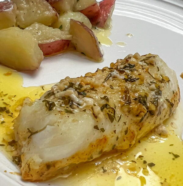 Oven-baked Cod Fillets