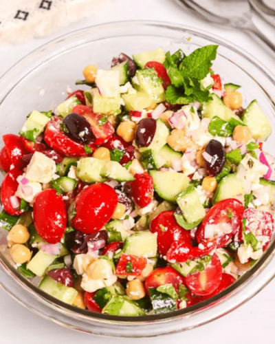 Chickpea Feta Salad