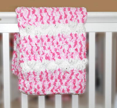 Pink Clouds Baby Blanket