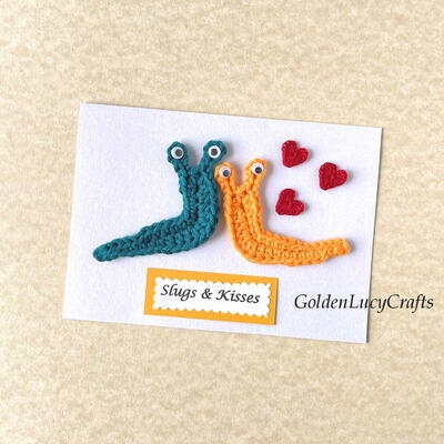 Crochet Slug Applique