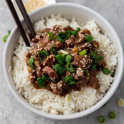 Slow Cooker Mongolian Beef