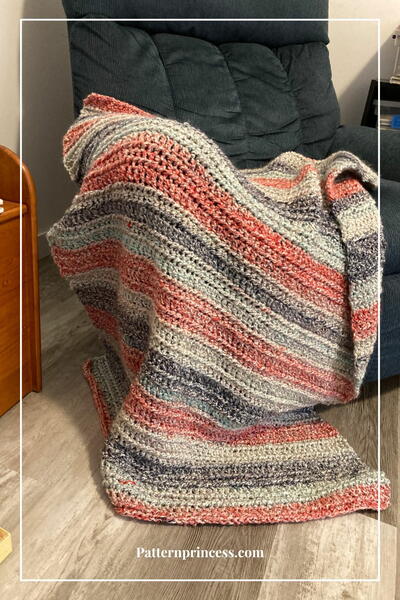 Easy Snuggle Nest Blanket Crochet Pattern