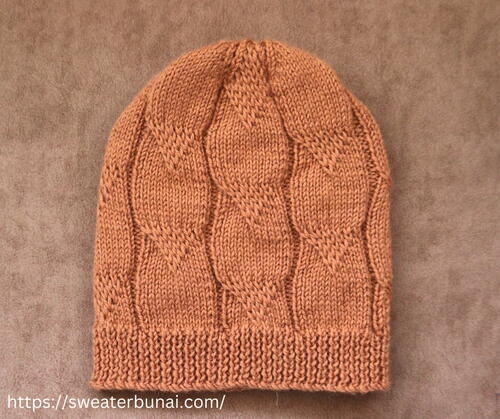 Sunayana's Flat Cable Hat Pattern