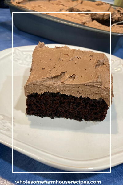 Wacky Cake Recipe A Chocolate Depression Cake