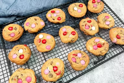 Valentine's Day Chocolate Chip Cookies