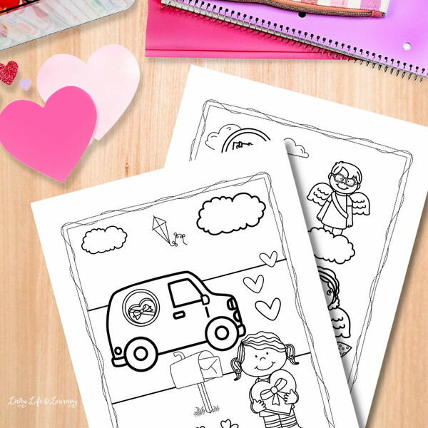 Valentine Coloring Pages