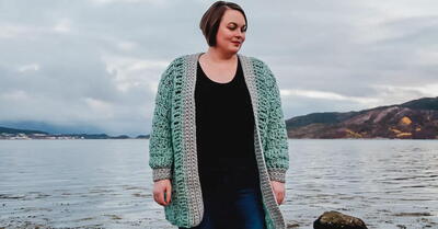 Chunky Crochet Cardigan – Free Crochet Pattern