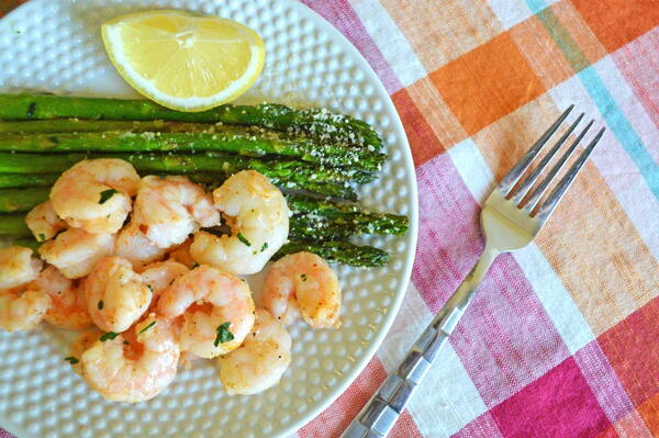 Easy Sheet Pan Shrimp And Asparagus