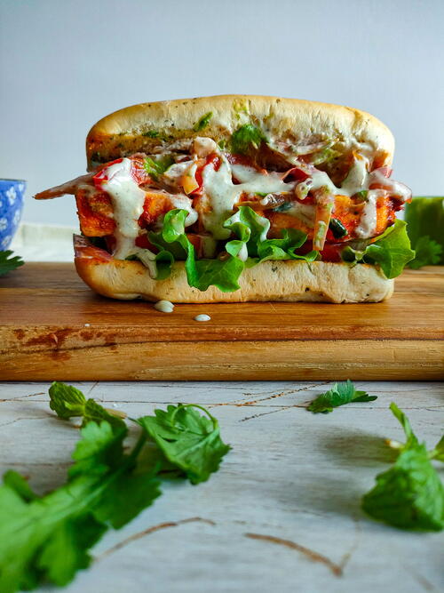 Easy Paneer Tikka Sandwich