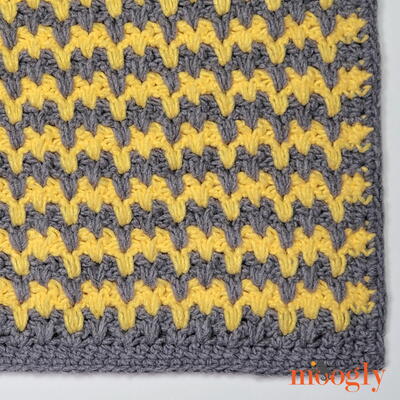 Butter Ripple Crochet Afghan