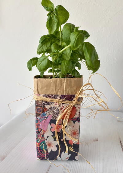 Milk Carton Vase