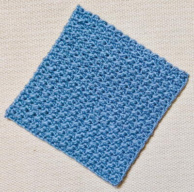 Learn How To Crochet Washcloth With Even Moss Stitch