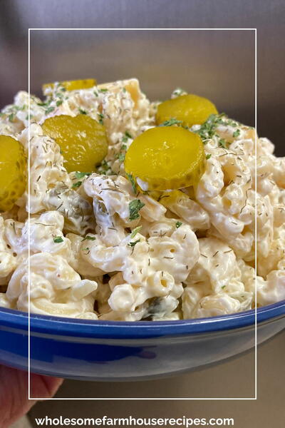 Delicious Creamy Dill Pickle Pasta Salad Made Easy