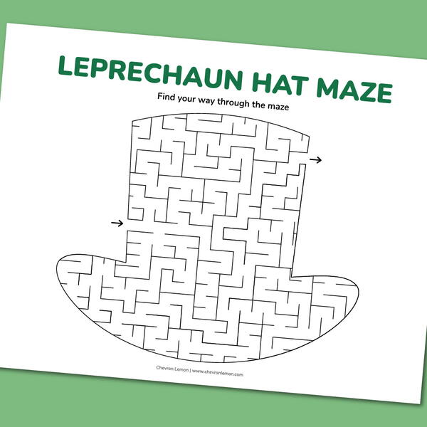 Leprechaun Hat Maze