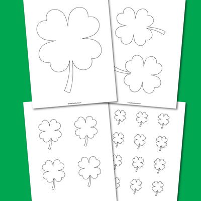 Four-leaf Clover Template