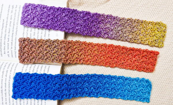 Make Your Own Easy Crochet Ombre Bookmark