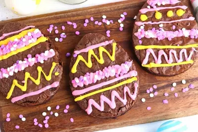 Easter Egg Brownies