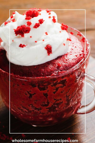 Easy And Delicious Red Velvet Mug Cake In 5 Minutes