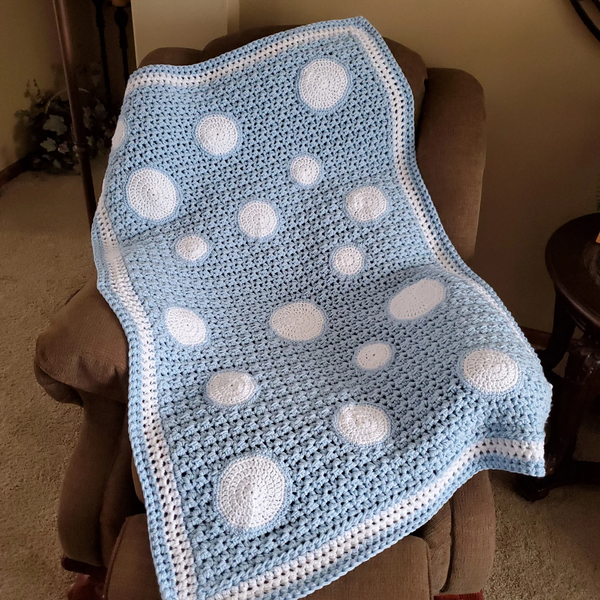 Polka Dot Baby Blanket