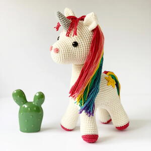 Lizzie The Unicorn - Free Amigurumi Crochet Pattern