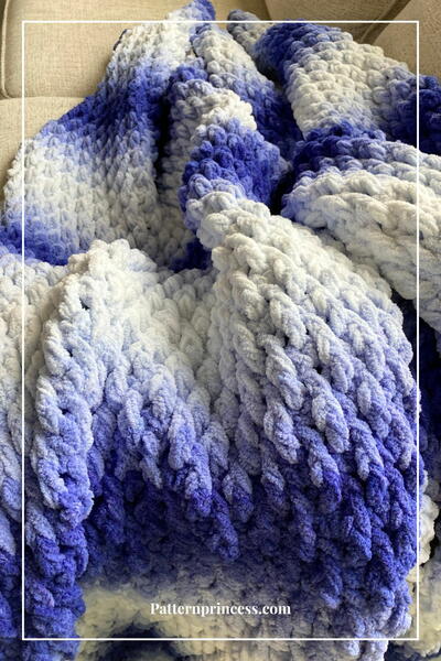 Frostpine Chunky Blanket Crochet Pattern