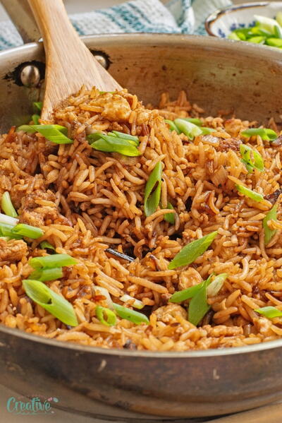 Soy Sauce Ginger Fried Rice