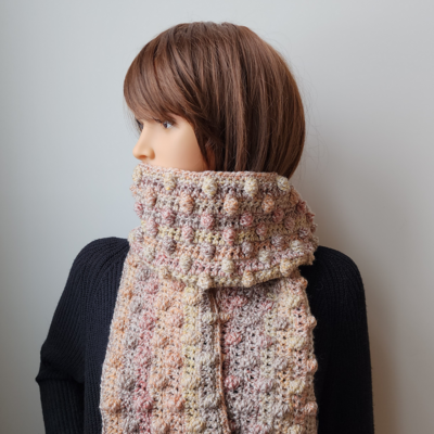 Rustic Melody Bobble Scarf