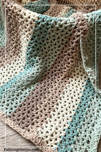 One Skein Simple Mandala Yarn Baby Blanket