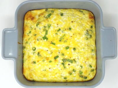 Cottage Cheese And Green Onion Breakfast Casserole
