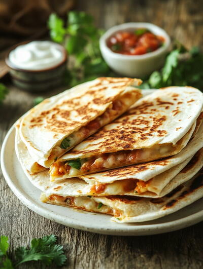 Easy Crispy Oven Baked Quesadillas (no Frying Needed)