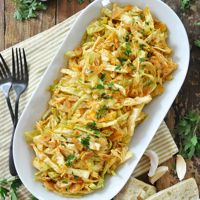 “better Than Coleslaw” Spanish Garlic Cabbage Salad