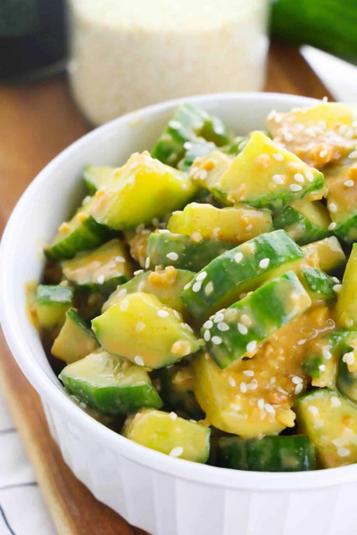 Asian Spicy Cucumber Salad