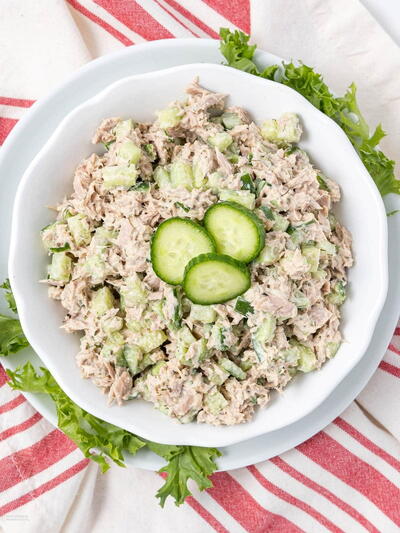 Refreshing Cucumber Tuna Salad