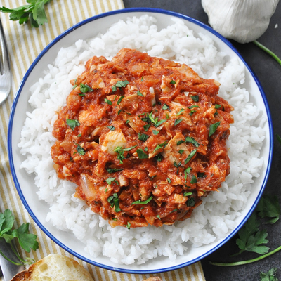 Spanish Tuna Tomato Rice | Quick & Easy Pantry Staple Recipe