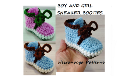 Sneaker Booties For Boys Or Girls