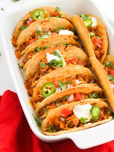 Baked Beef Tacos